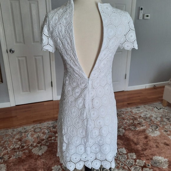 Shoshanna white short eyelid dress - Picture 4 of 8